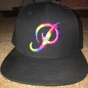 Black & Rainbow Primitive snapback